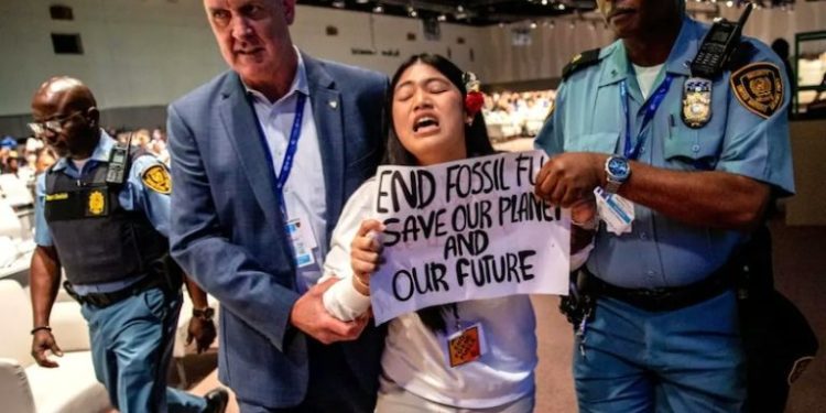UAE Detains 12-Year-Old Protester Who Disrupted COP28 Plenary