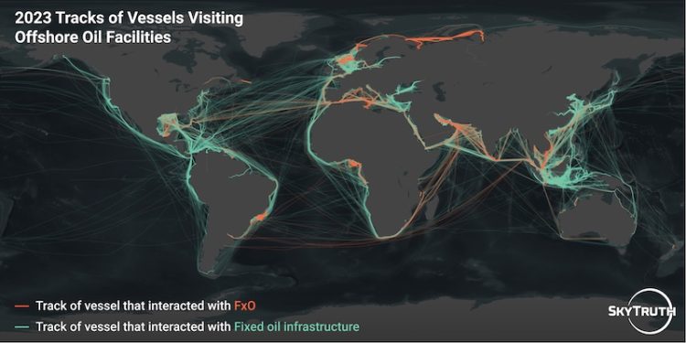 Satellite Monitoring Reveals Offshore Oil Pollution Hotspots
