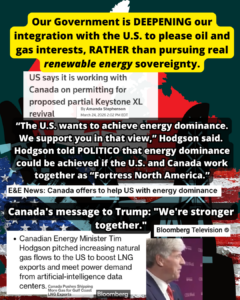 Canadian Gas to Help AI Billionaires Torch the Climate, Keystone XL & Fortress North America