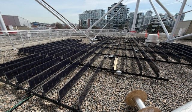 Vancouver’s Vertical Solar Panels Stand Up to Winter